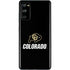 University of Colorado CU Logo on Black Galaxy S20 Fan Edition Skin